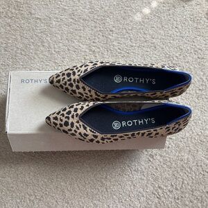 Rothy’s Leopard Pointed Flats